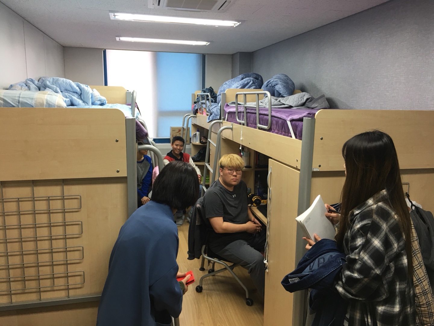 180328 생활관방문