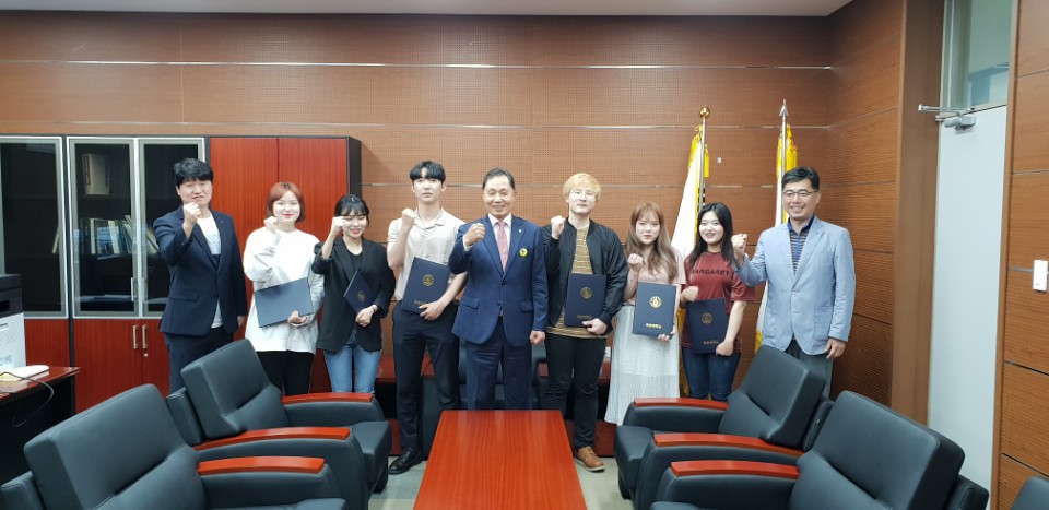 2018 아산캠퍼스 홍보모델&SNS기자단 임명장 수여식