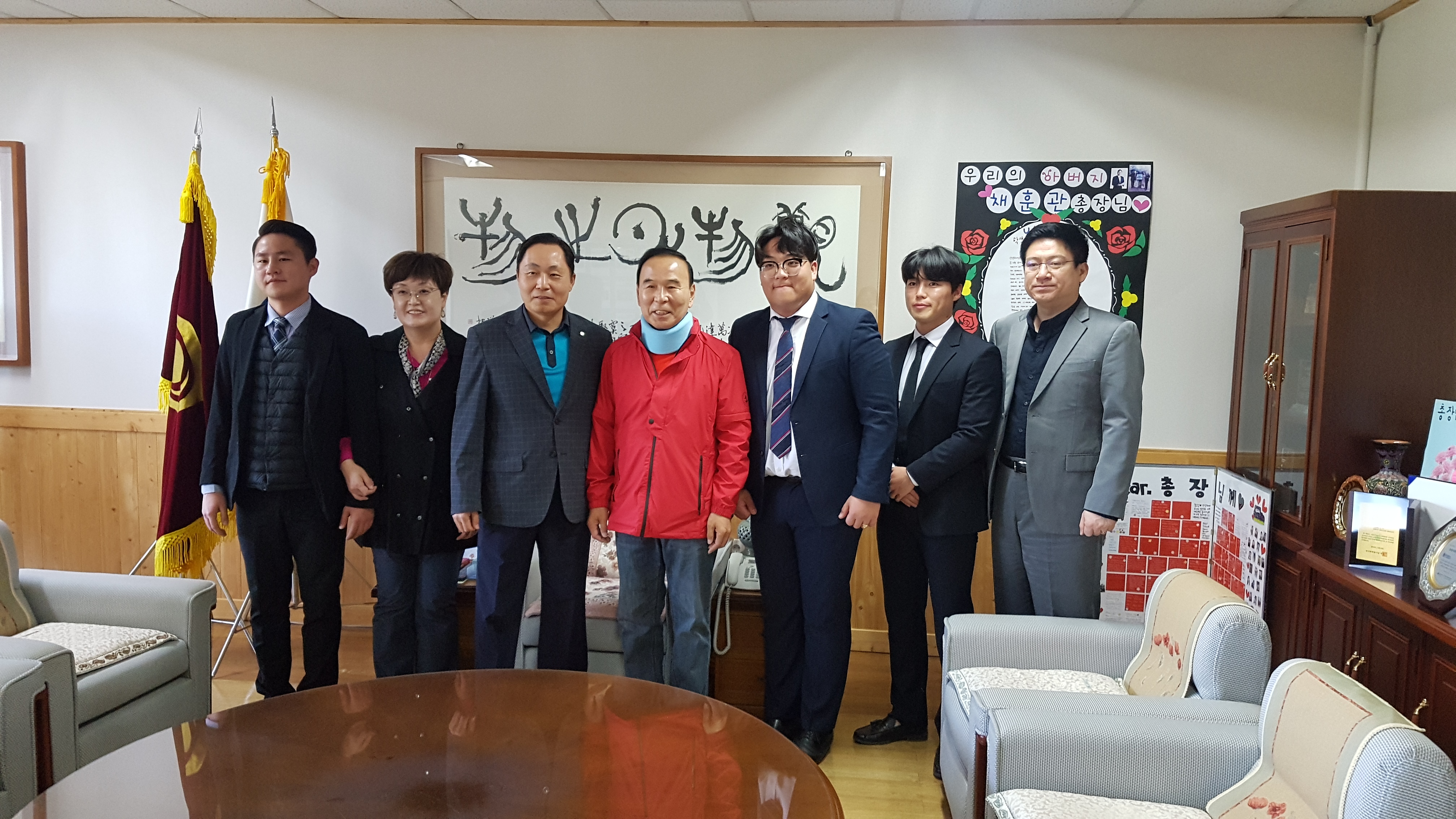 국회의원 박덕흠 본교 방문