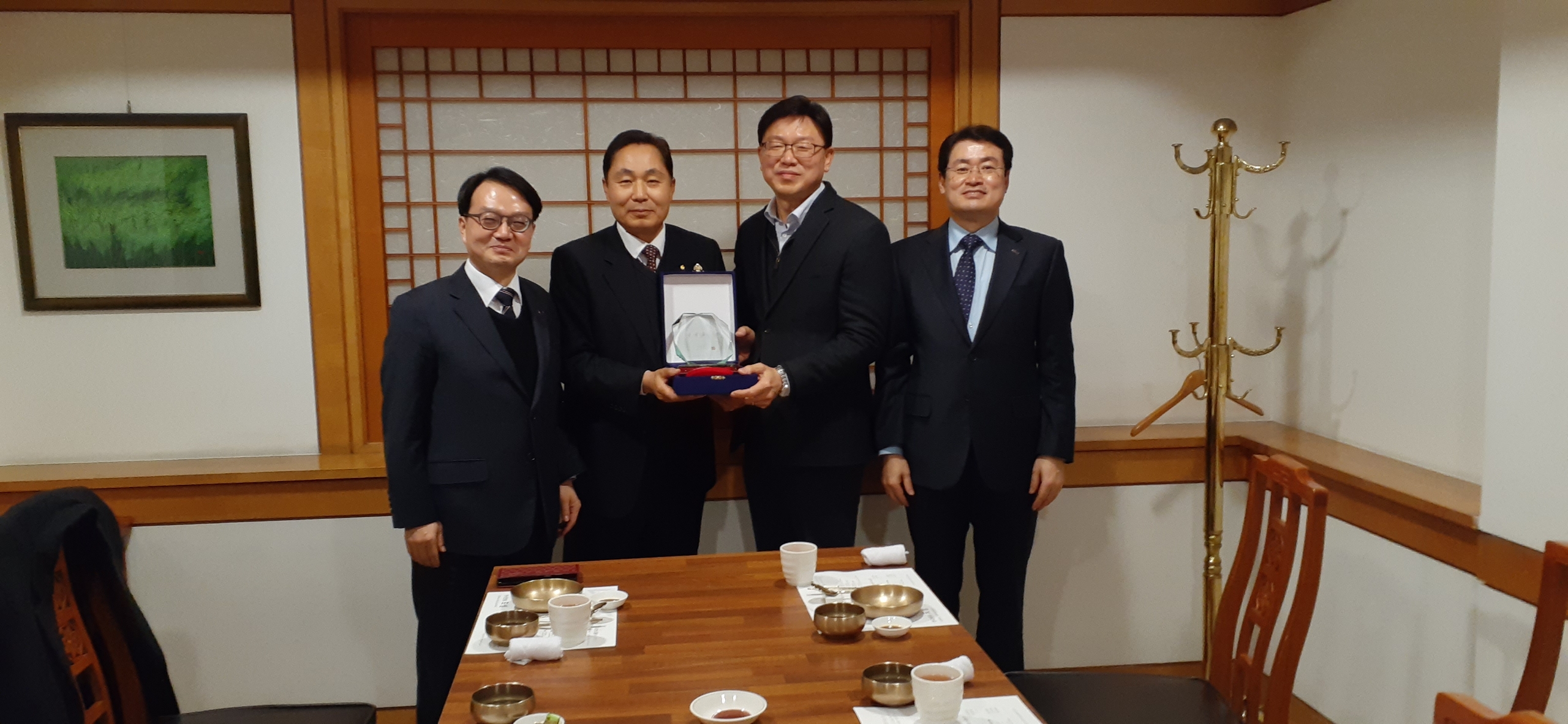 극동대학교 한상호 총장 공로패 증정식